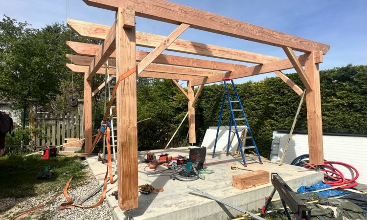 Construction de carport à St Appolinard