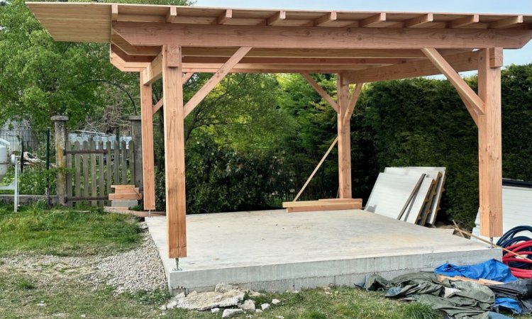 Construction de carport à St Appolinard