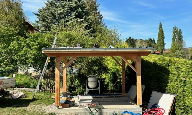 Construction de carport à St Appolinard